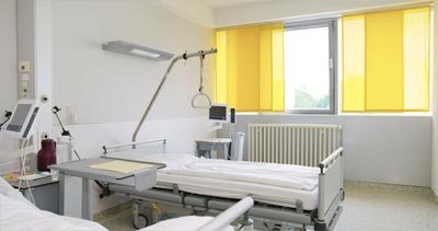 Patients’ room at the Urological Clinic Munich - Planegg